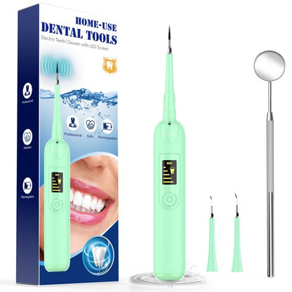 iFanze Teeth Stain Remover,Electric Dental Calculus Remover,High Frequency Vibration Tartar Scraper Teeth Cleaning Scraper Remover,USB Rechargeable with 5 Adjustable Modes,Pink