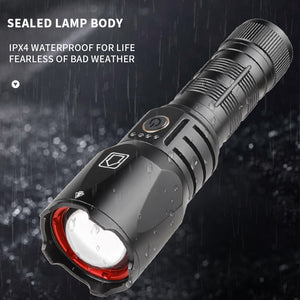 Doosl 120000 Lumens Rechargeable LED Flashlight