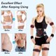 iFanze iThrough Abs Stimulator, Portable Ultimate Muscle Toner with 16 Hydrogel Pad Home Fitness Equipment EMS Abdominal Toning Belt
