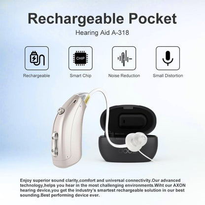 Hearing Aids, Doosl Hearing Aid for Seniors Rechargeable Hearing Amplifier with Noise Cancelling for Adults Hearing Loss, Digital Ear Hearing Assist Devices with Volume Control