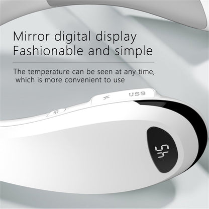 Melliful Electric Neck Heater, 3 Adjustable Heat Settings, Digital Temp Display, Rechargeable Hand-free Personal Heater, WhiteMelliful Electric Neck Heater, 3 Adjustable Heat Settings, Digital Temp Display, Rechargeable Hand-free Personal Heater, White