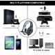 ONIKUMA Gaming Headset for PS4 New Xbox One PC Mac Laptop, Professional Over Ear Wired Gaming Headphones with Microphone Noise Reduction Deep Bass Surround Sound, Camouflage Gray