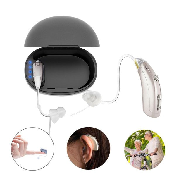 eTopeak Function Rechargeable Hearing Aids For Seniors Hearing Amplifier For Moderate To Severe Hearing Loss