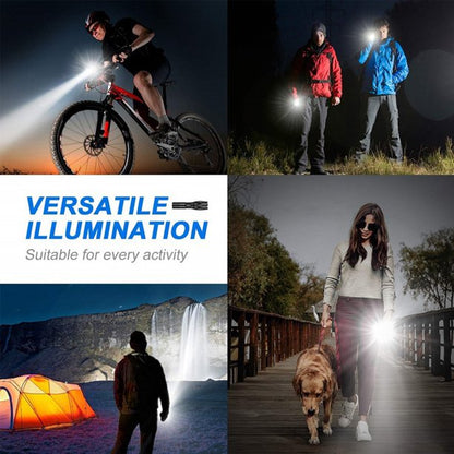 90000 Lumens Powerful Flashlight, Laighter USB Rechargeable Waterproof XHP50 Searchlight Super Bright 5 Modes LED Flashlight Zoom Bar Torch for emergencies Hiking Hunting Camping