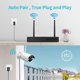 3MP Outdoor Security Cameras System Wireless Wifi with Night Vision 8CH Home Surveillance Camera, IP66 Waterproof