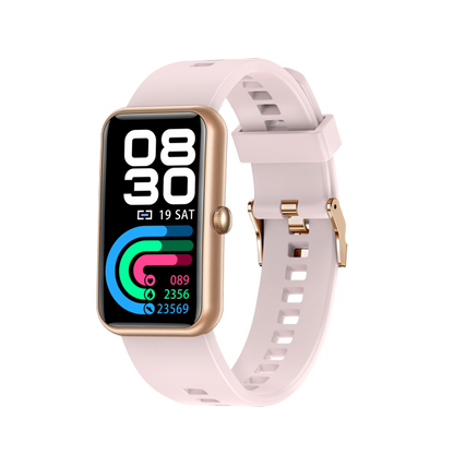 JoRocks Smart Watch, Accurate Fitness Tracker, Step Counter, Heart Rate Monitor & Sleep Tracker, Waterproof Activity Tracker for iPhone & Android Phones, Pink