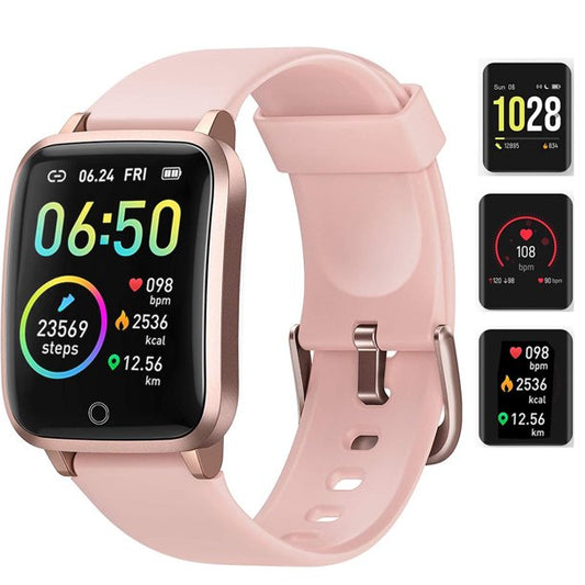 Doosl Smart Watch, IP68 Waterproof Fitness Trackers with Heart Rate Monitor, Activity Tracker Pedometer, Smartwatch Compatible with IOS Android