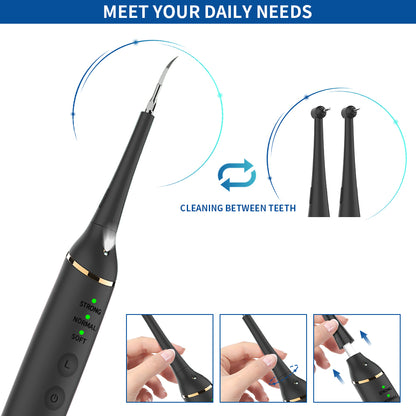 Plaque Remover for Teeth, Ifanze Sonic Electric Tooth Cleaner Adult Kids Cleaning Tool Kit for Tartar Calculus Tooth Stain Remove