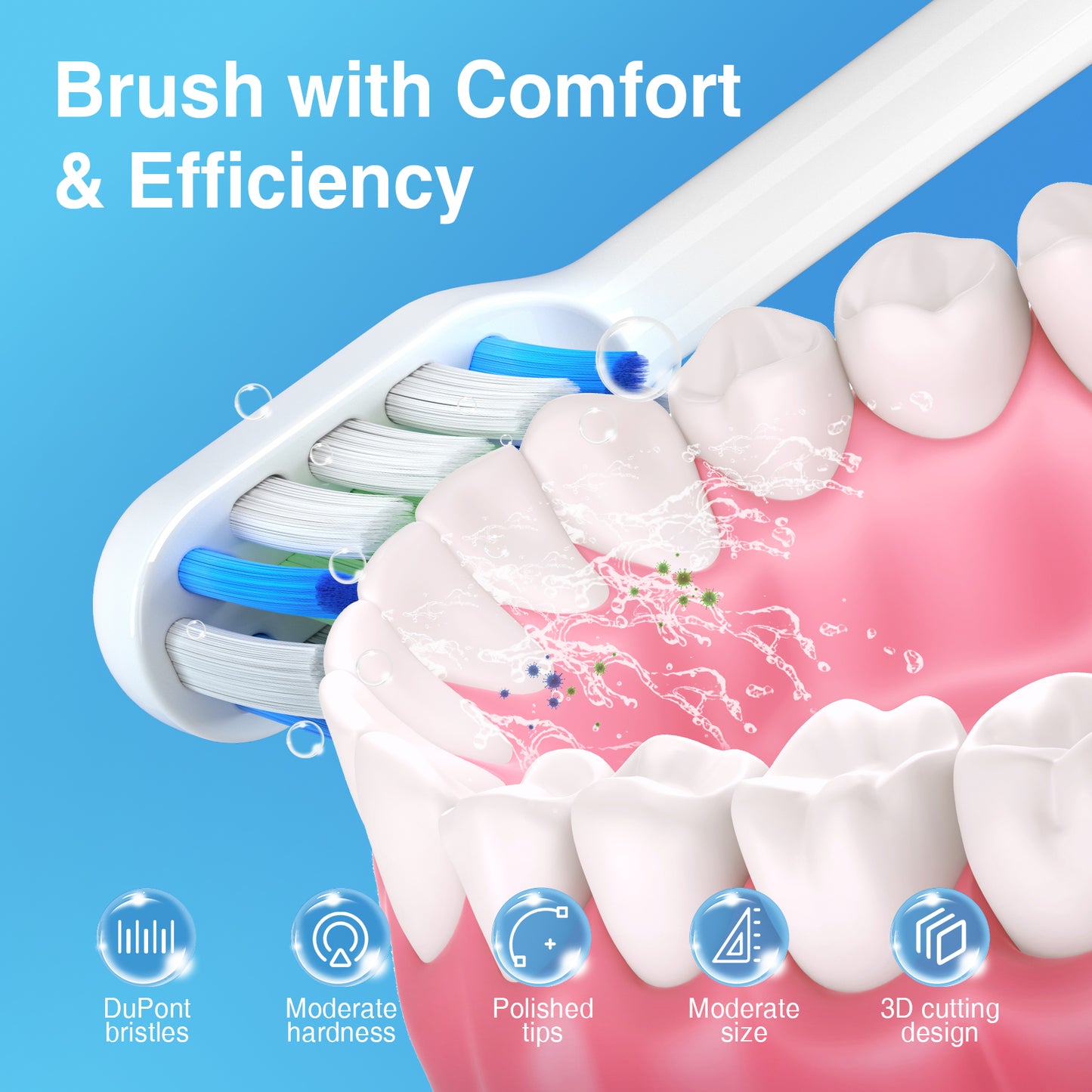 iFanze-Slicoo Ultrasonic Electric Toothbrush