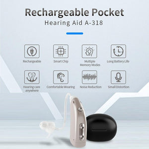 Doosl Hearing Aids for Ears,Rechargeable Hearing Aids For Seniors,Audio Sound Amplrifie For Ears Devices With Volume Control for Both ears