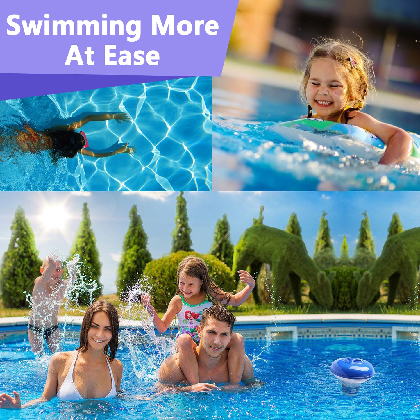Chlorine Tablets for Swimming Pools Spas Hot Tubs, Pool Spa Chemicals, 360 Pcs