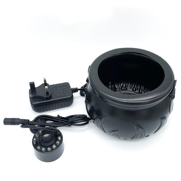 Halloween Mist Maker Fogger, Smoke Fog Machine with 12 LED Color Changing for Halloween Theme Party or Prom Prop, Halloween Fog Machine