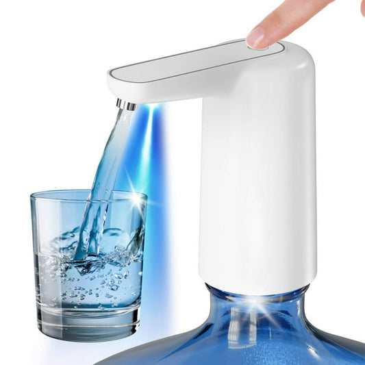 Water Pump Dispenser, Water Bottle Pump for 1.3-5 Gallon, Portable Mini Bottle Water Bottle Dispenser for Home Office Kitchen Outdoor
