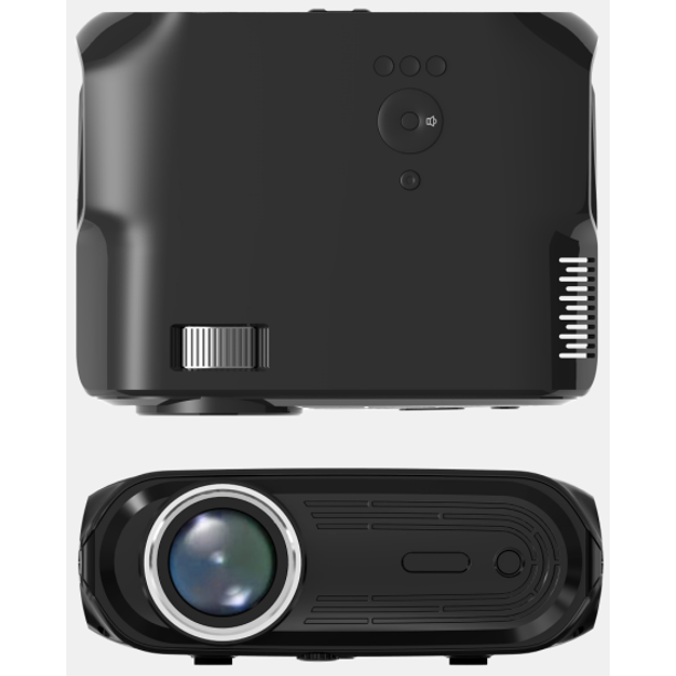 Doosl Projector with 120'' Screen Multimedia Home Theater Portable Video Projector