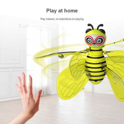 Bee Flying Toy for Kids, Rechargeable Drone Infrared Induction Helicopter with Remote, Boys Girls Christmas Gifts for Indoor and Outdoor