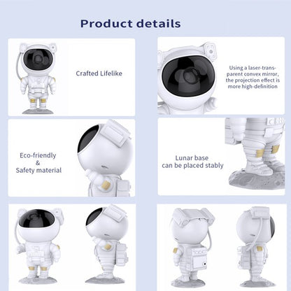 Kids Star Projector Night Light with Timer and Remote Control, Astronaut Nebula Galaxy Night Light Projector with 360°Adjustable Design for Children Adults Baby Bedroom, Study Room and Game Room