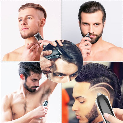 Xpreen Hair Clippers for Men, Xpreen Hair Trimmer, Man's Grooming Kit, Beard Trimmer, Nose Trimmer, 11 in 1 Professional Cordless Electric Hair Clipper Kit, USB Rechargeable Waterproof Hair Cutting kit