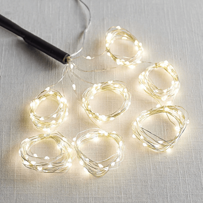 2m 400LED Fairy String Light, Waterproof Christmas Decorations Lights String for Yard, Festival, Party, Indoor, Outdoor Decor (Warm White)