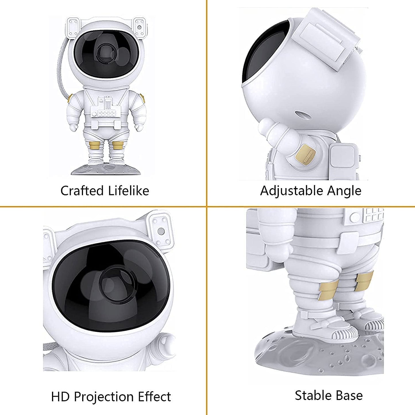 Astronaut Galaxy Projector, Doosl Star Night Light Projector for Kids, Projector Lamp for Bedroom, Outdoor, Holiday, Christmas