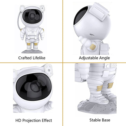 Astronaut Galaxy Projector, Doosl Star Night Light Projector for Kids, Projector Lamp for Bedroom, Outdoor, Holiday, Christmas