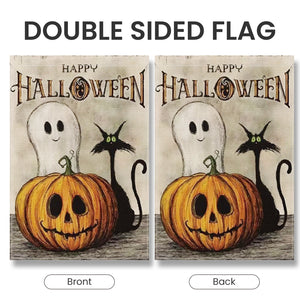 Ifanze Halloween Garden Flag