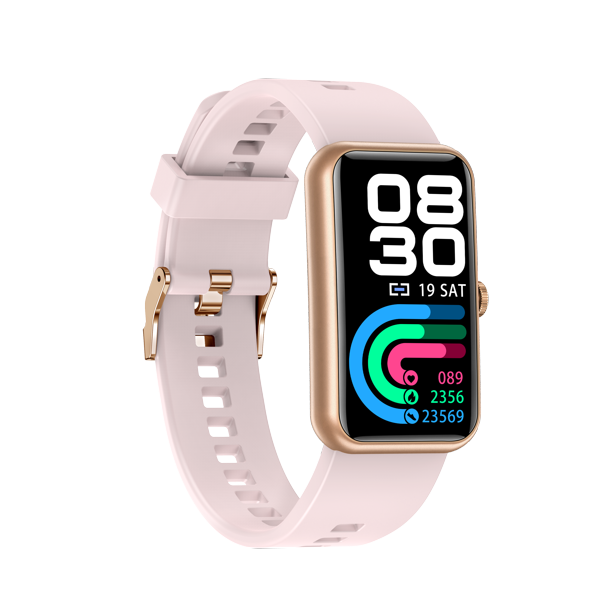 JoRocks Smart Watch, Accurate Fitness Tracker, Step Counter, Heart Rate Monitor & Sleep Tracker, Waterproof Activity Tracker for iPhone & Android Phones, Pink