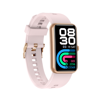 JoRocks Smart Watch, Accurate Fitness Tracker, Step Counter, Heart Rate Monitor & Sleep Tracker, Waterproof Activity Tracker for iPhone & Android Phones, Pink