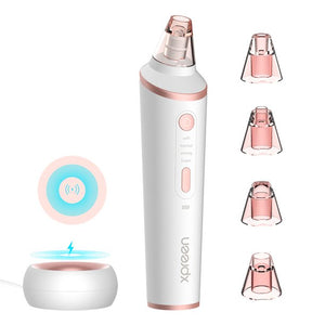 Blackhead Remover Vacuum Pore Vacuum,Wireless Charging Electric Acne Comedone Extractor Kit Whitehead Blackhead Removal Tool with LED Lighting System for Men and Women