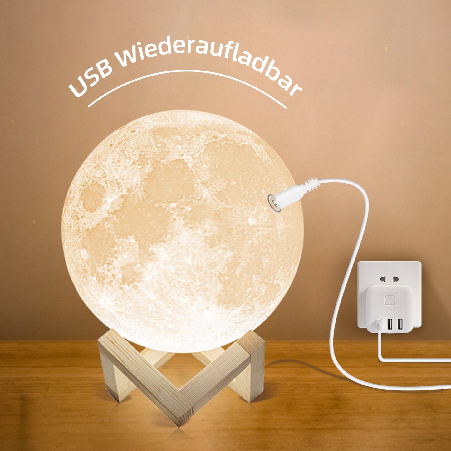 3D Print Cool Moon Night Light