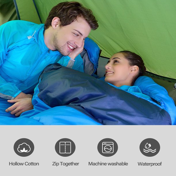 Sleeping Bag,4 Season Lightweight Waterproof Cold Weather Sleeping Bag with Compression Bags for Adults Kids Boys Girls Camping Gear Equipment, Traveling, and Outdoors-1 Pack