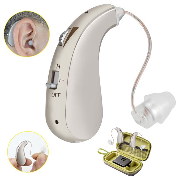 iFanze (2 Pack) Amplifier Devices for Seniors, Modern and Fashion Designed Adjustable Tube to Fit Both Ears, Silver