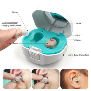 Rechargeable Hearing Aids for Ears Doosl Hearing Amplifier for Seniors Adults Noise Canceling Hearing Aid and Assist