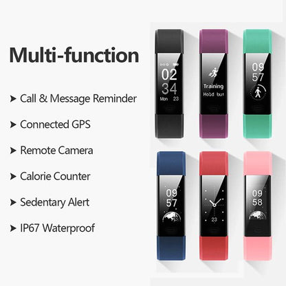 vinsic Fitness Tracker with Heart Rate Monitor, Vinsic Bluetooth Activity Tracker with Connected GPS, IP67 Waterproof Smart Fitness Band with Step Counter, Calorie Counter, Pedometer for Kids Women and Men