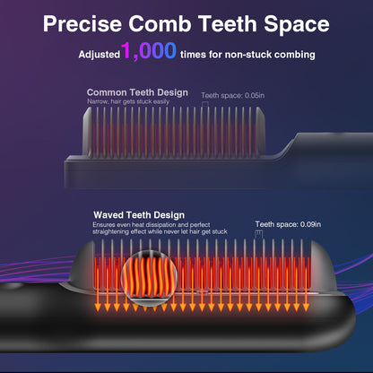 iFanze Ionic Hair Straightener Brush