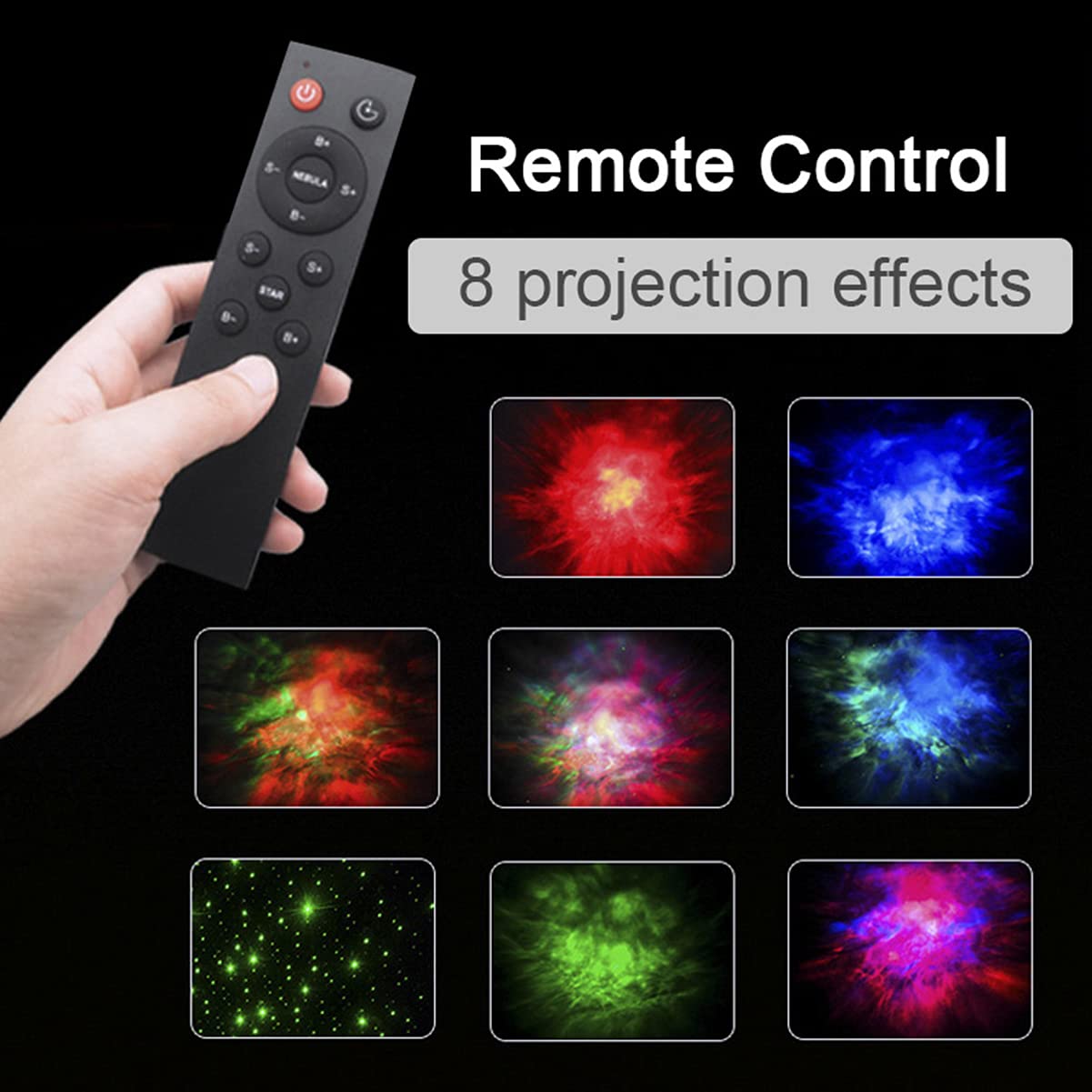 Astronaut Galaxy Projector, Doosl Star Night Light Projector for Kids, Projector Lamp for Bedroom, Outdoor, Holiday, Christmas