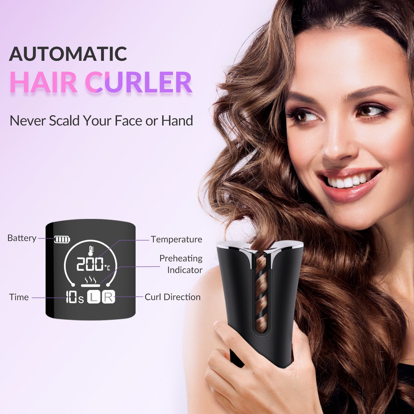 Cordless Auto Curler