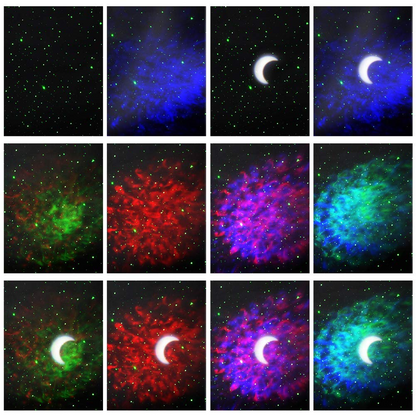 LED Galaxy Projector Doosl Star Night Light Projector for Kids, Light Projector for Bedroom, Outdoor, Holiday, Christmas