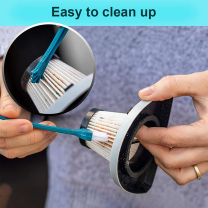 Vinmall Cordless Vacuum Cleaner for Car 120W Professional Lightweight Vacuum Wet Dry Dust buster with Power Display Handheld Vacuum for Pet