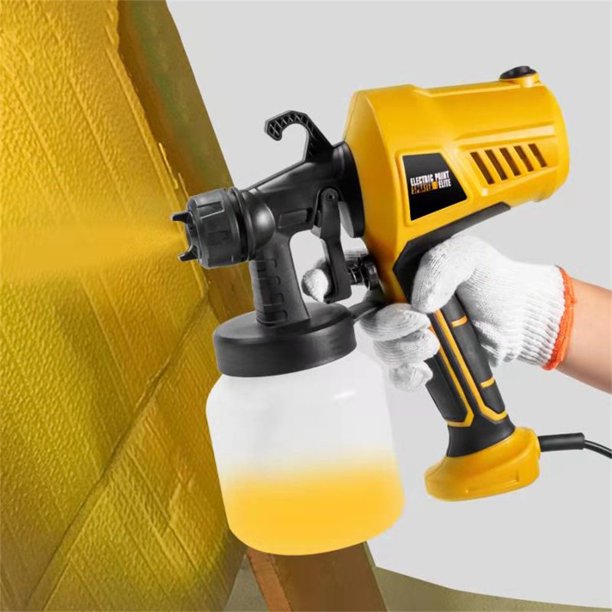 Paint Sprayer, Vinmall 500W Electric HVLP Spray Gun, Airless Paint Gun with 800ml Container for Home and Outdoors, Painting Projects