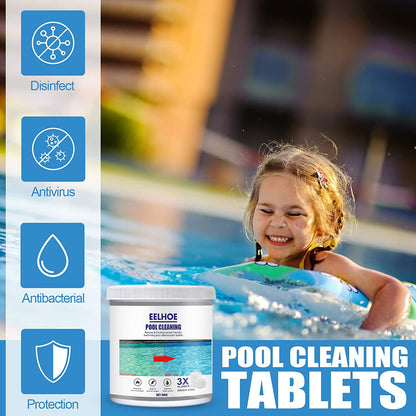 Chlorine Tablets for Hot Tubs Spas Pools with 5 and 1/2 inch Chlorine Floating Dispenser, 180 Pcs