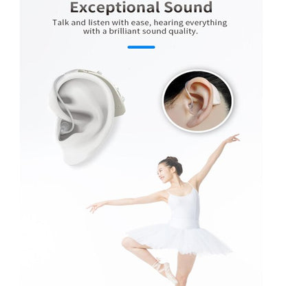 Hearing Aids for Ear,2Pcs Rechargeable Hearing Aids for Seniors,Audio Sound Amplrifie For Ears Devices With Volume Control