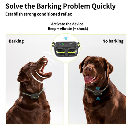 Mrdoggy Dog Bark Collars,3th Generation Automatic Anti Barking Device, Beep Vibration and No Harm Shock for Small Medium Large Dogs