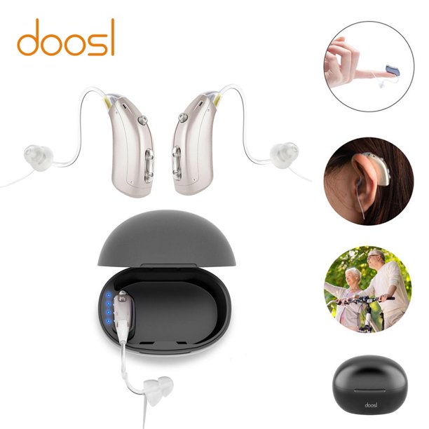 Doosl Hearing Aids for Ears Rechargeable, Hearing Amplifier to Aid and Assist Hearing of Seniors and Adults, Noise Cancelling