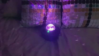 Star Projector, Night Light Projector, Built-in Music Bluetooth Speaker, USB Rechargeable, 10 Lighting Modes for Kids Baby Party Bedroom Home Decor