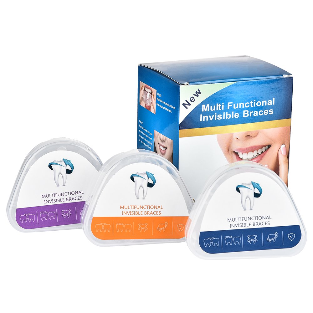Mouth Guard for Grinding Teeth, 3 Stages Dental Guard, Comfortable Custom Mold for Clenching, Bruxism, Whitening Tray & Sports Guard(3 Pack)