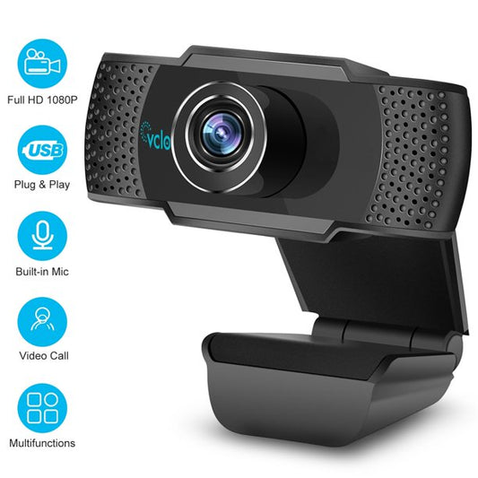1080P HD Webcam with Microphone, Webcam for Gaming Conferencing, Laptop or Desktop Webcam, USB Computer Camera for Mac Xbox YouTube Skype OBS, Fast Autofocus