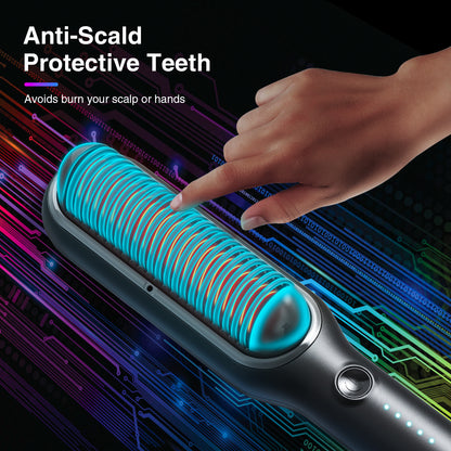 iFanze Ionic Hair Straightener Brush
