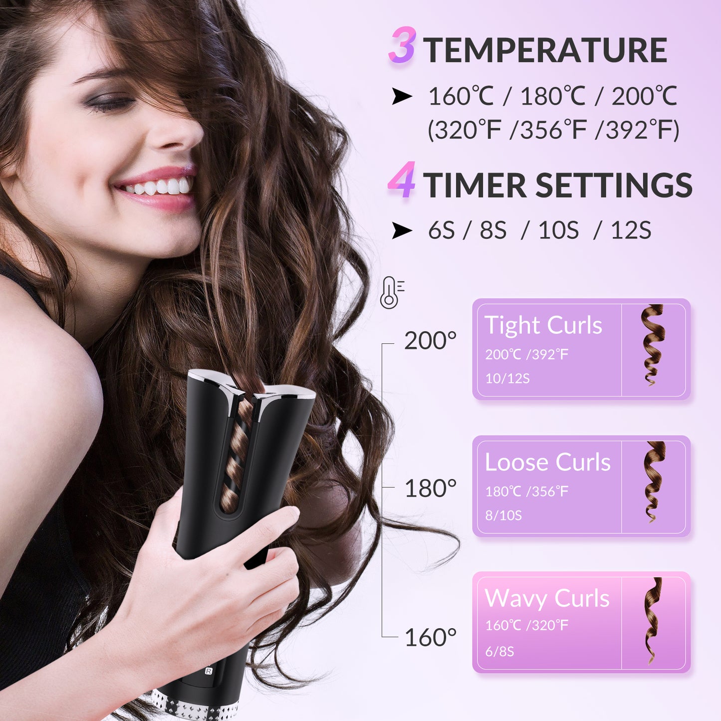 Cordless Auto Curler
