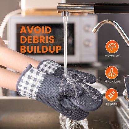 Kitchen Mittens Thick Insulation Gloves