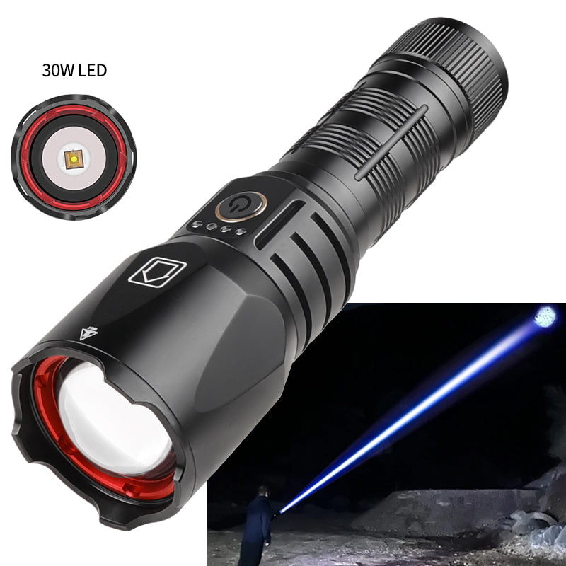 Doosl 120000 Lumens Rechargeable LED Flashlight